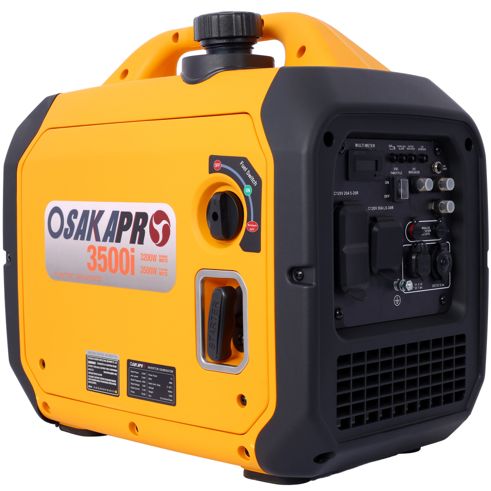 Outdoor Power Inverter - 3500 Watt Portable Inverter Generator Gas