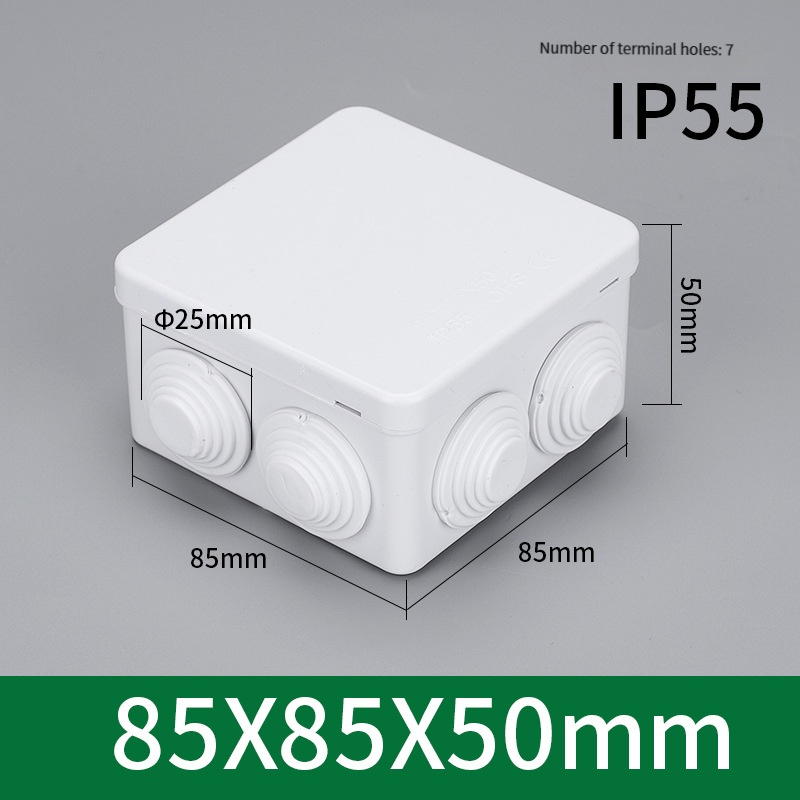 Outdoor Power Cable Junction Box - 1Pcs Plastic Abs Dustproof And Waterproof