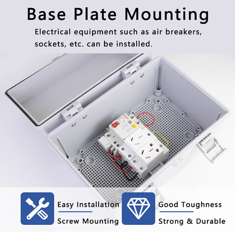IP66 Waterproof ABS Plastic En - Outdoor Power Junction Box review and price