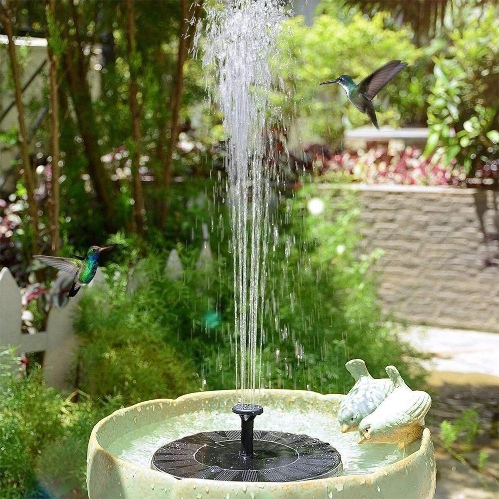 Waterfall Fountain Mini Solar  - Outdoor Power Source review and price