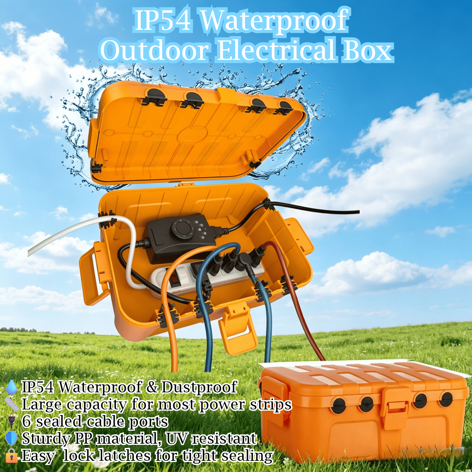 Large Outdoor Waterproof Elect - Outdoor Power Cable Junction Box review and price