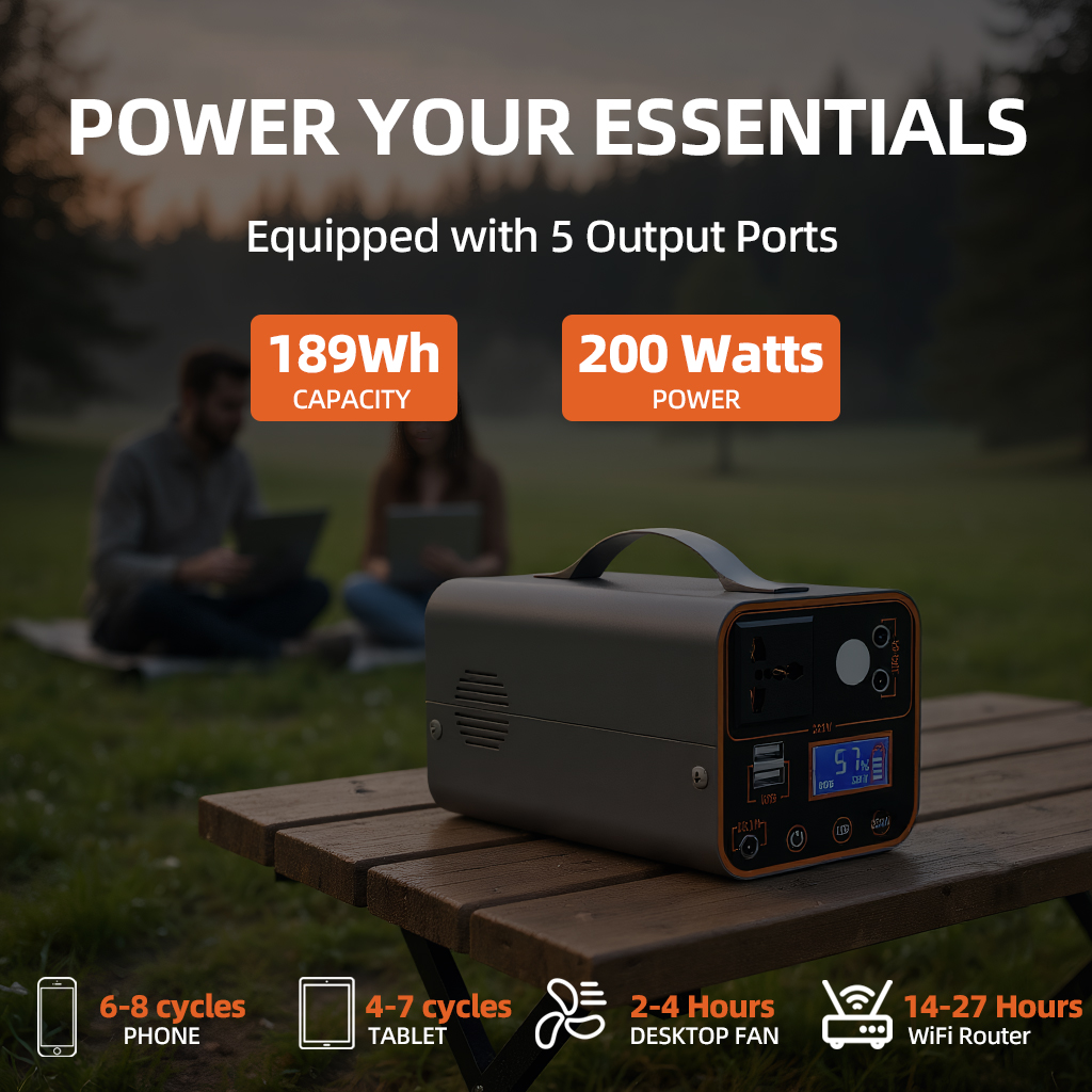 200W Portable Power Station 22 - Outdoor Power Source review and price
