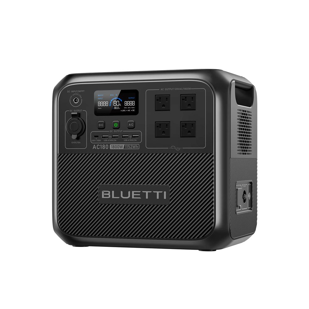 【RENEW】BLUETTI AC180 Solar Por - Outdoor Power Inverter review and price