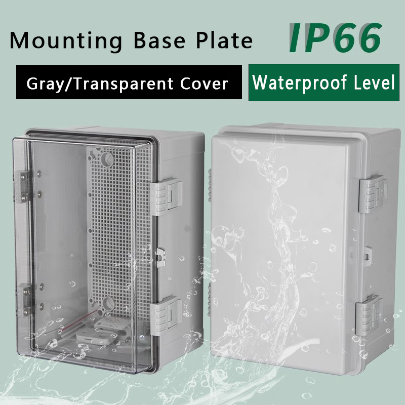 IP66 Waterproof Gray/Transpare - Outdoor Power Junction Box review and price