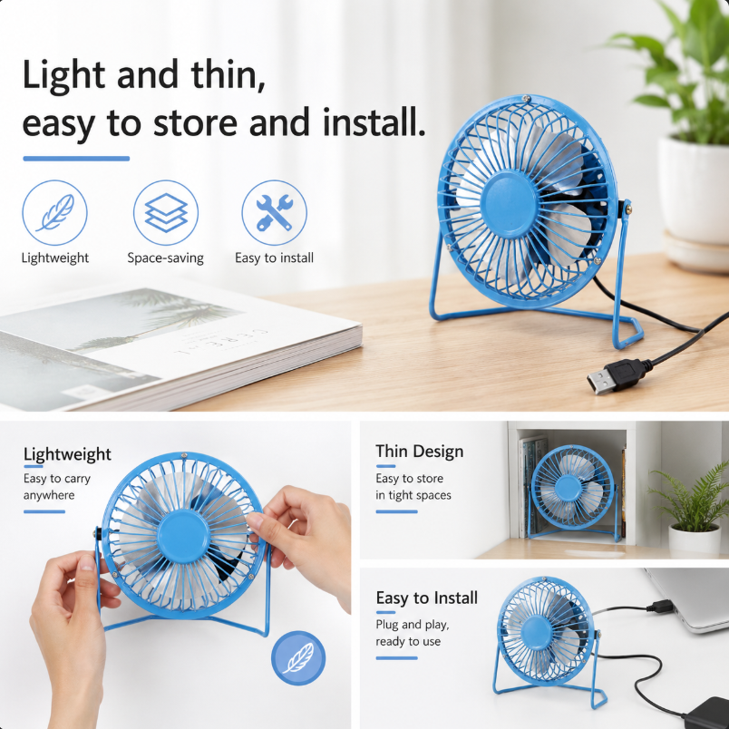 Mini Fan USB Fan Lightweight R - Quality Outdoor Power review and price