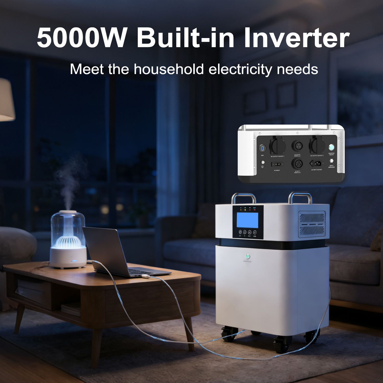 All in One Solar Power System  - Outdoor Power Inverter review and price