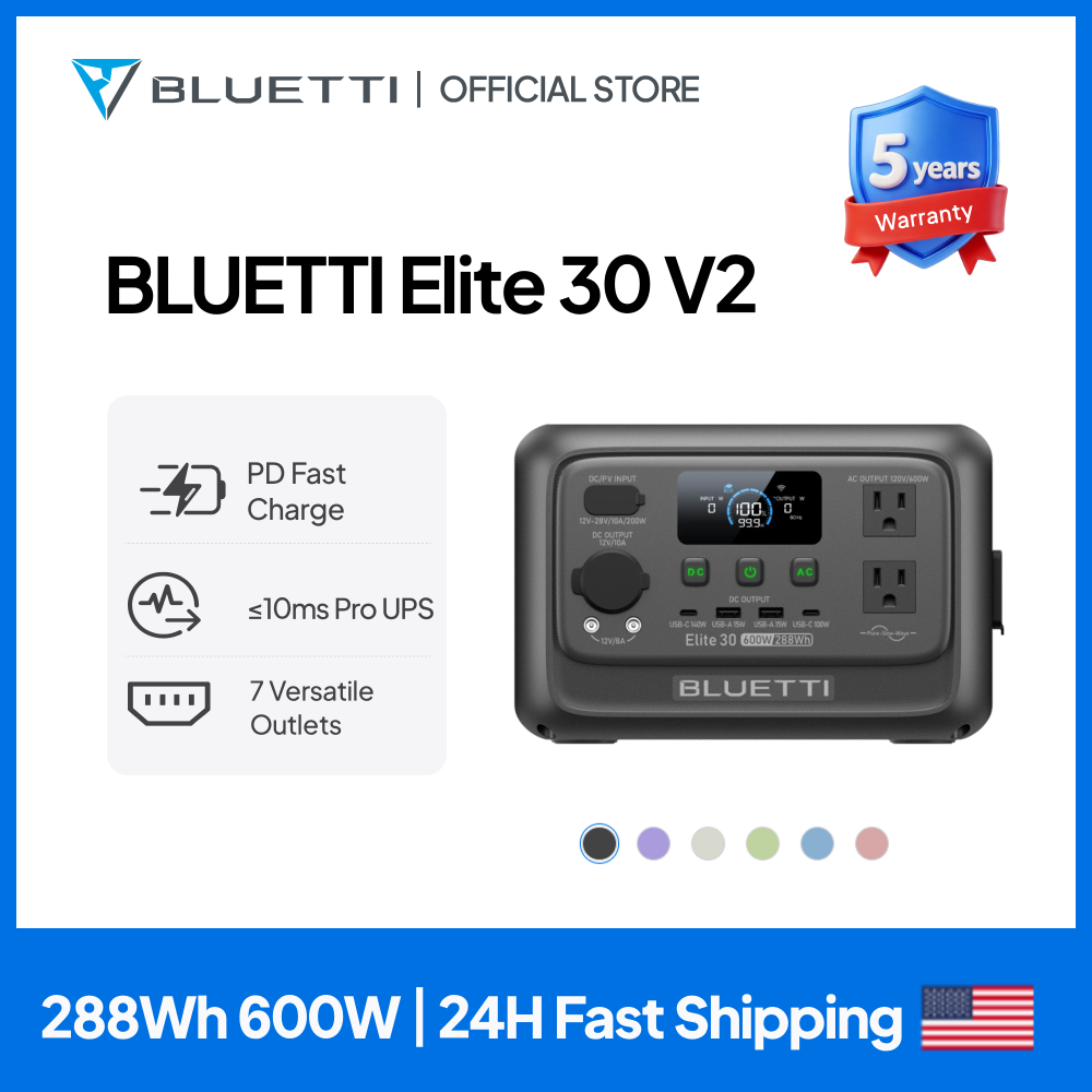 【Renew】BLUETTI Elite 30 V2 Por - Outdoor Power Source review and price
