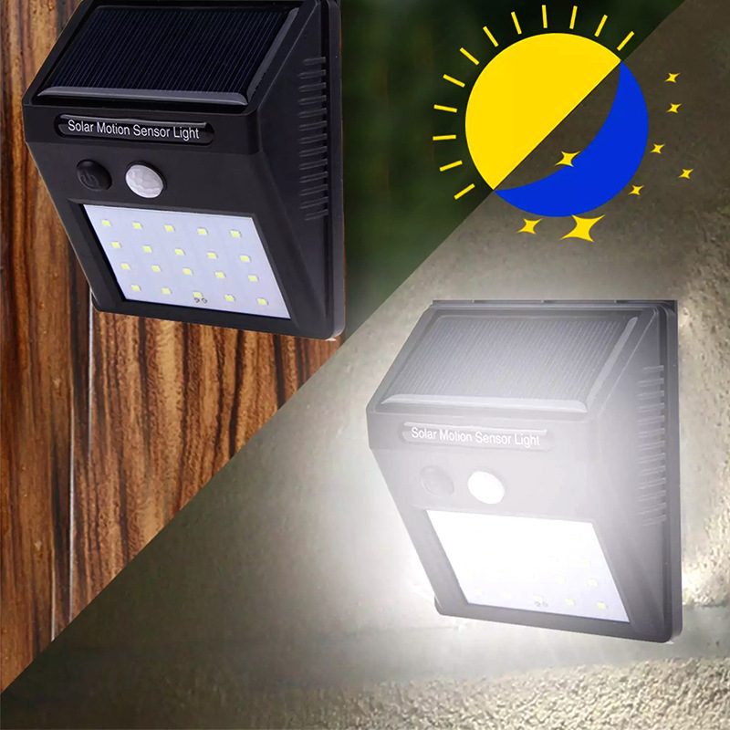 20 LED Solar Powered Wall Lamp - Outdoor Power Direct review and price