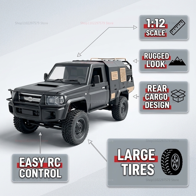 MN82 MN82S RC Crawler Truck 1/ - Outdoor Power Direct review and price