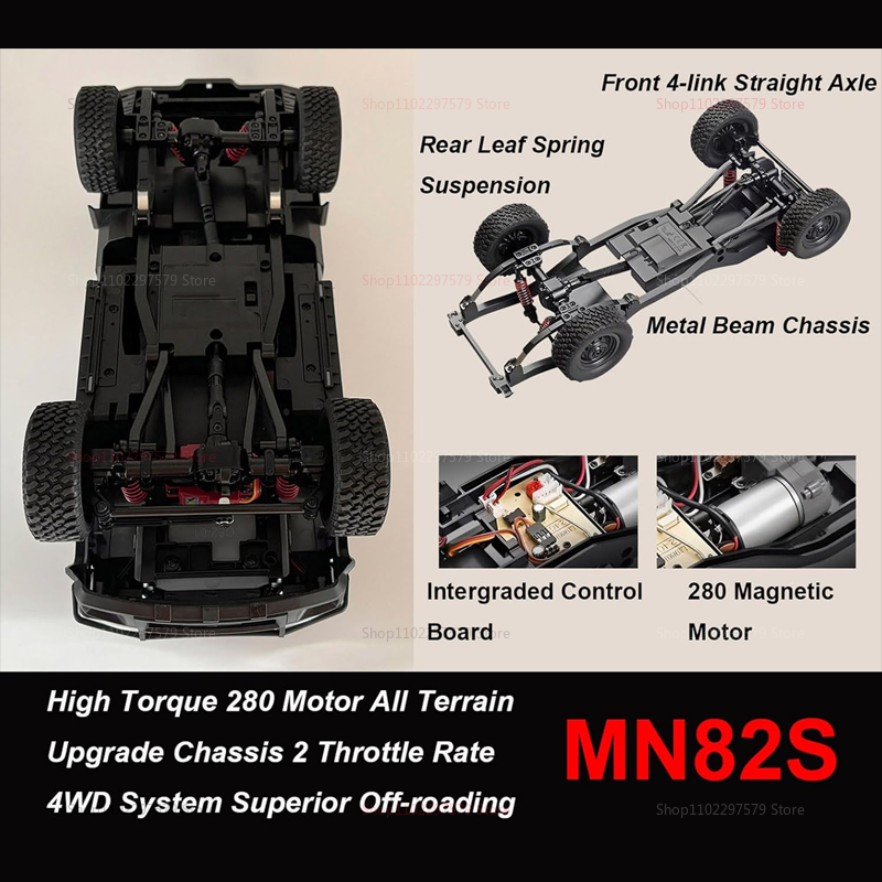 MN82 MN82S RC Crawler Truck 1/ - Outdoor Power Direct review and price