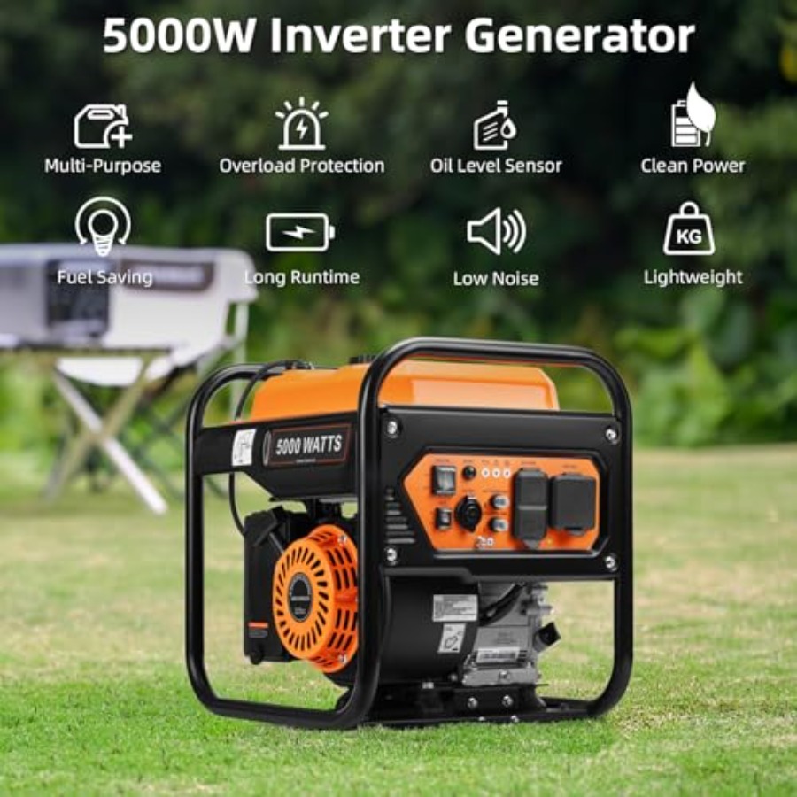 5000W Inverter Generator Gas P - Outdoor Power Inverter review and price