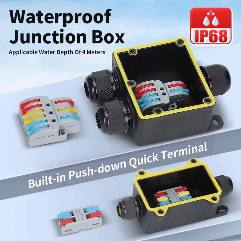 Junction Box Waterproof IP68 2 - Outdoor Power Cable Junction Box review and price