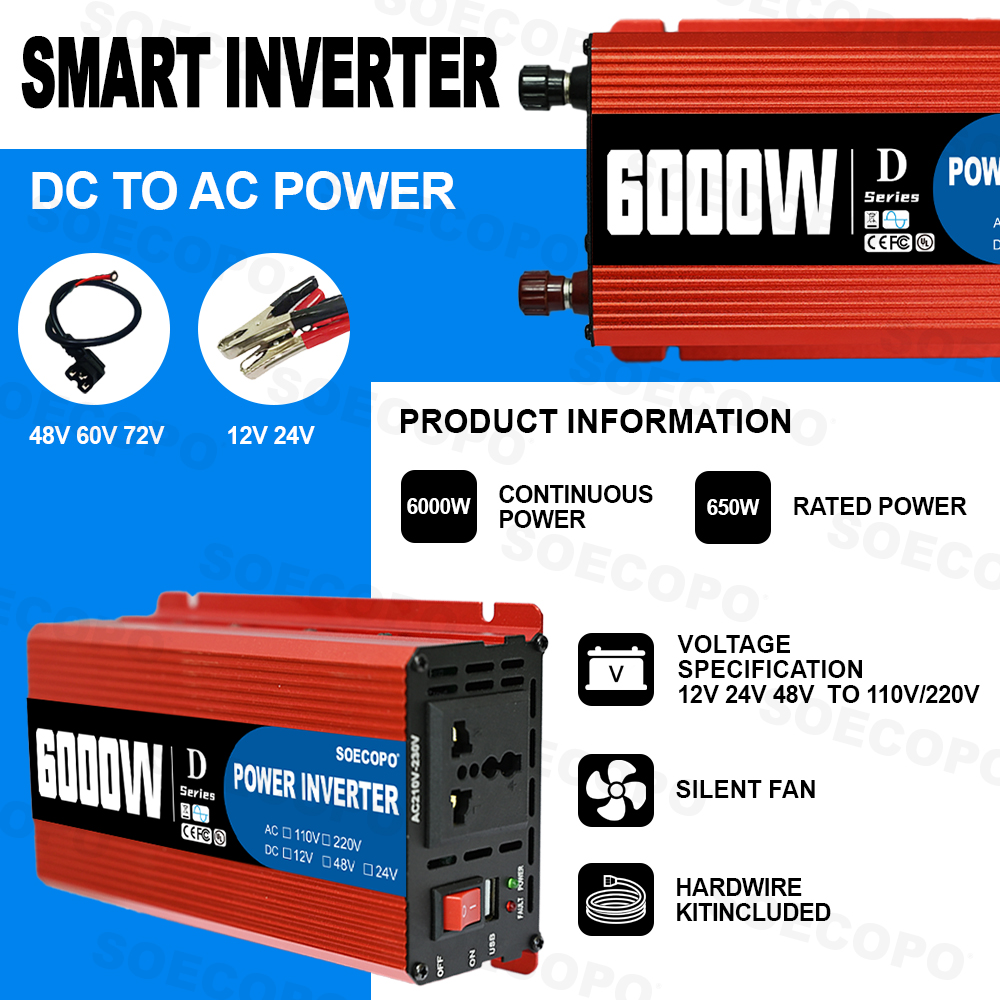 Smart Power Inverter 6000W-100 - Outdoor Power Inverter review and price