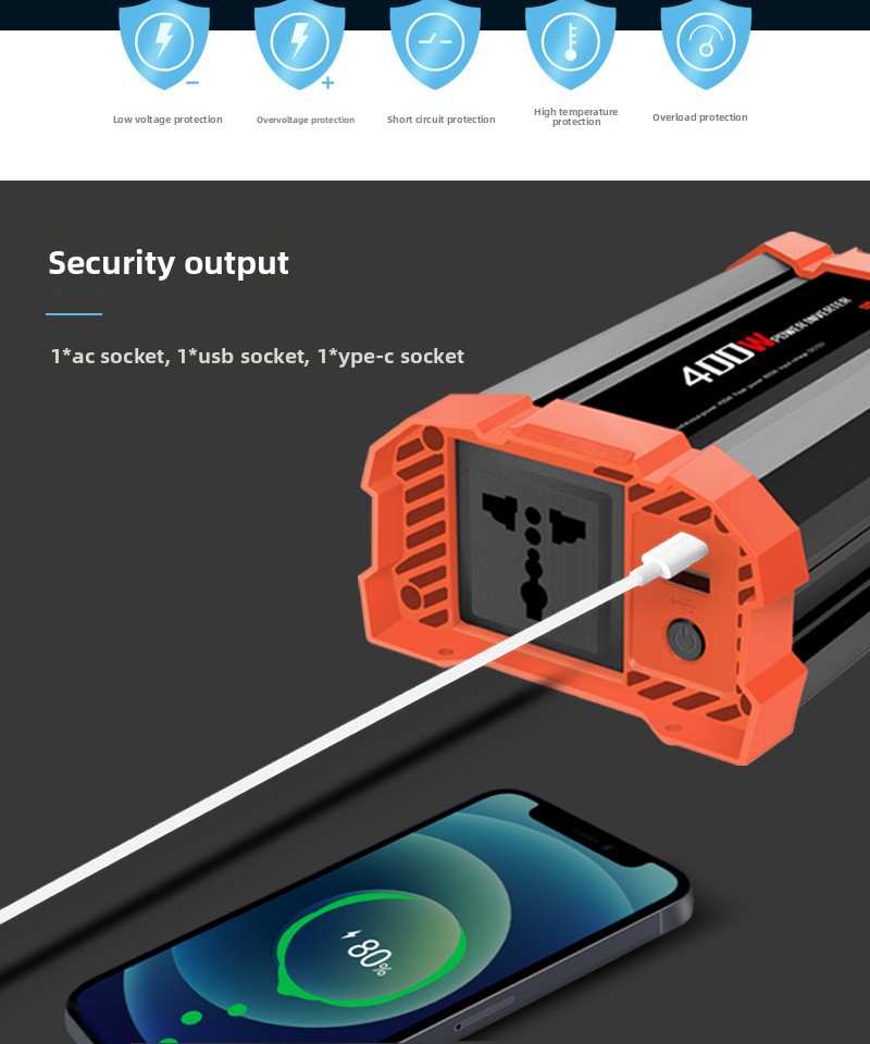 12V/24V To 110V/220V Outdoor I - Outdoor Power Inverter review and price
