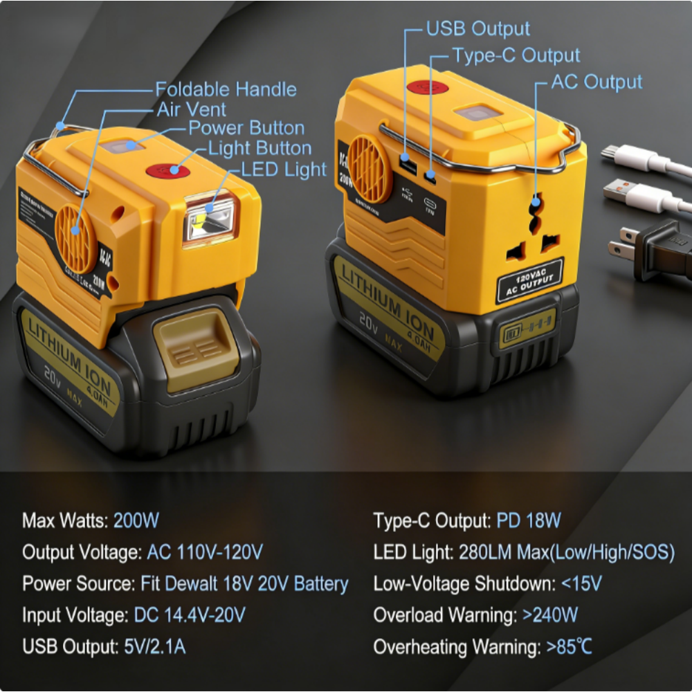 AC 110~220V Inverter Generator - Outdoor Power Inverter review and price