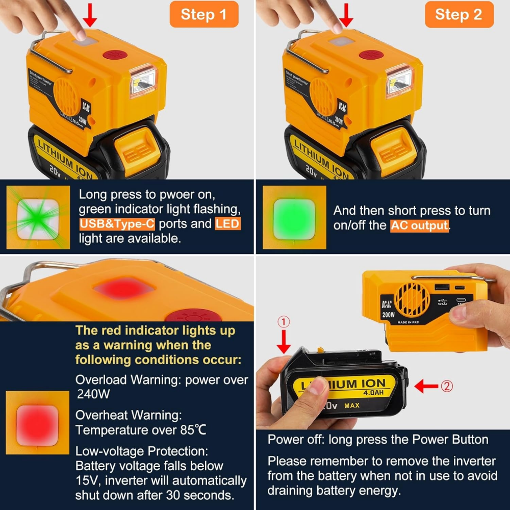 AC 110~220V Inverter Generator - Outdoor Power Inverter review and price