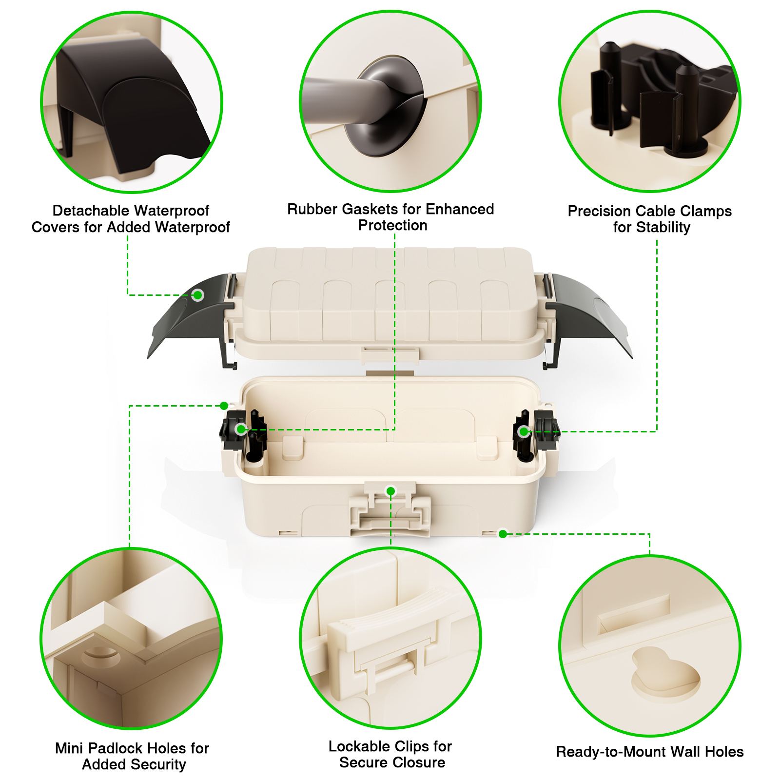 Outdoor Junction Box Large 32x - Outdoor Power Cable Junction Box review and price