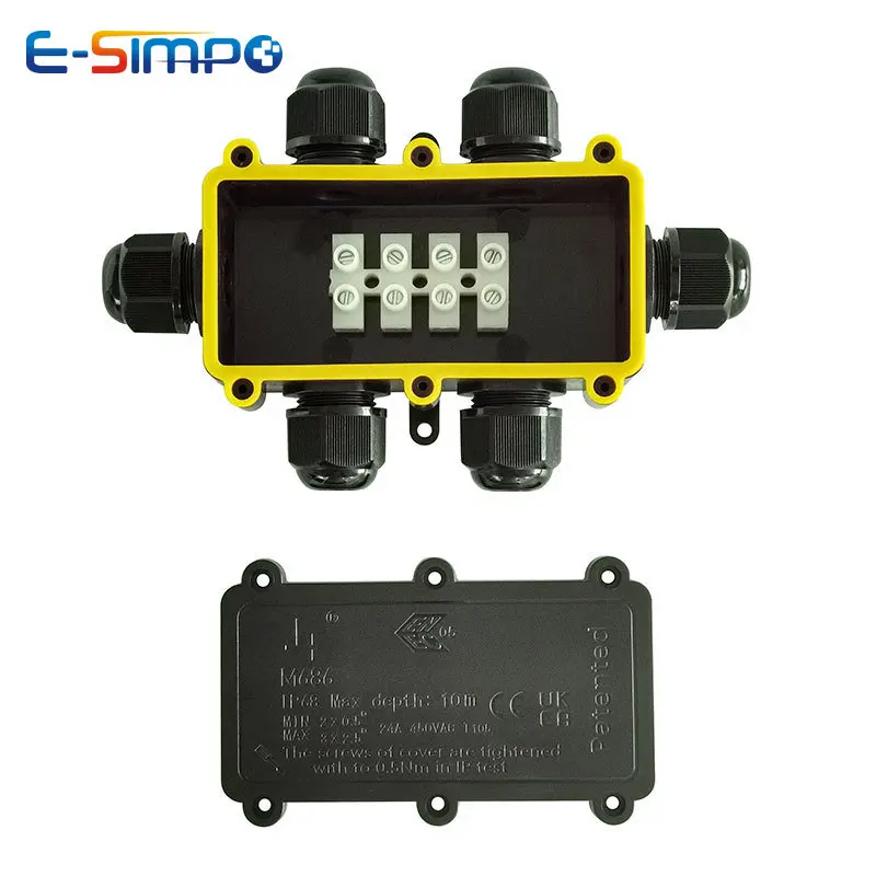 6Way 1IN5Out IP68 Underwater P - Outdoor Power Cable Junction Box review and price