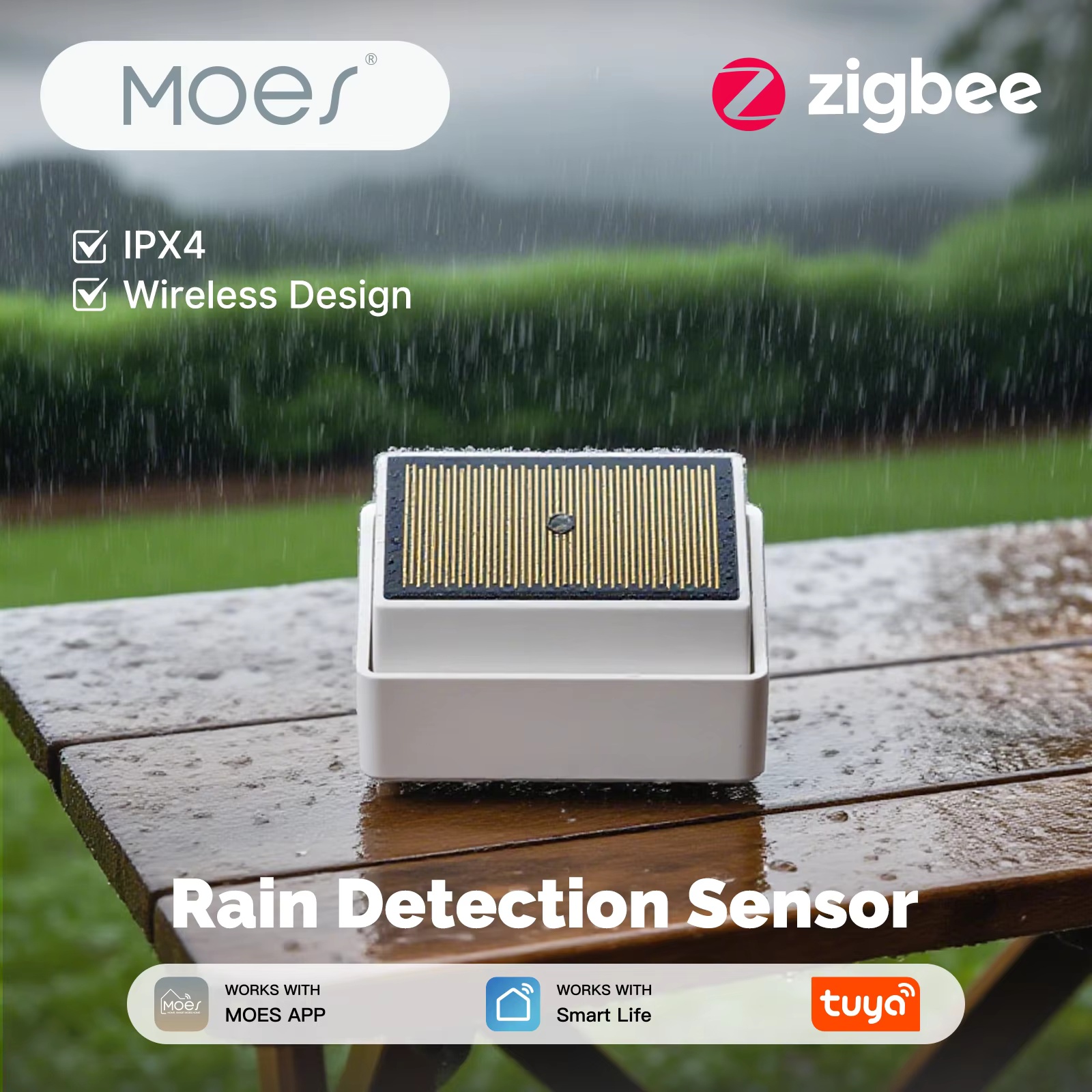 MOES Tuya ZigBee Smart Rain De - Outdoor Zigbee Power Plug review and price