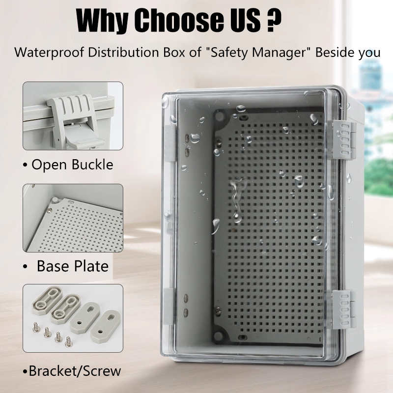 IP66 Electrical Plastic Enclos - Outdoor Power Junction Box review and price