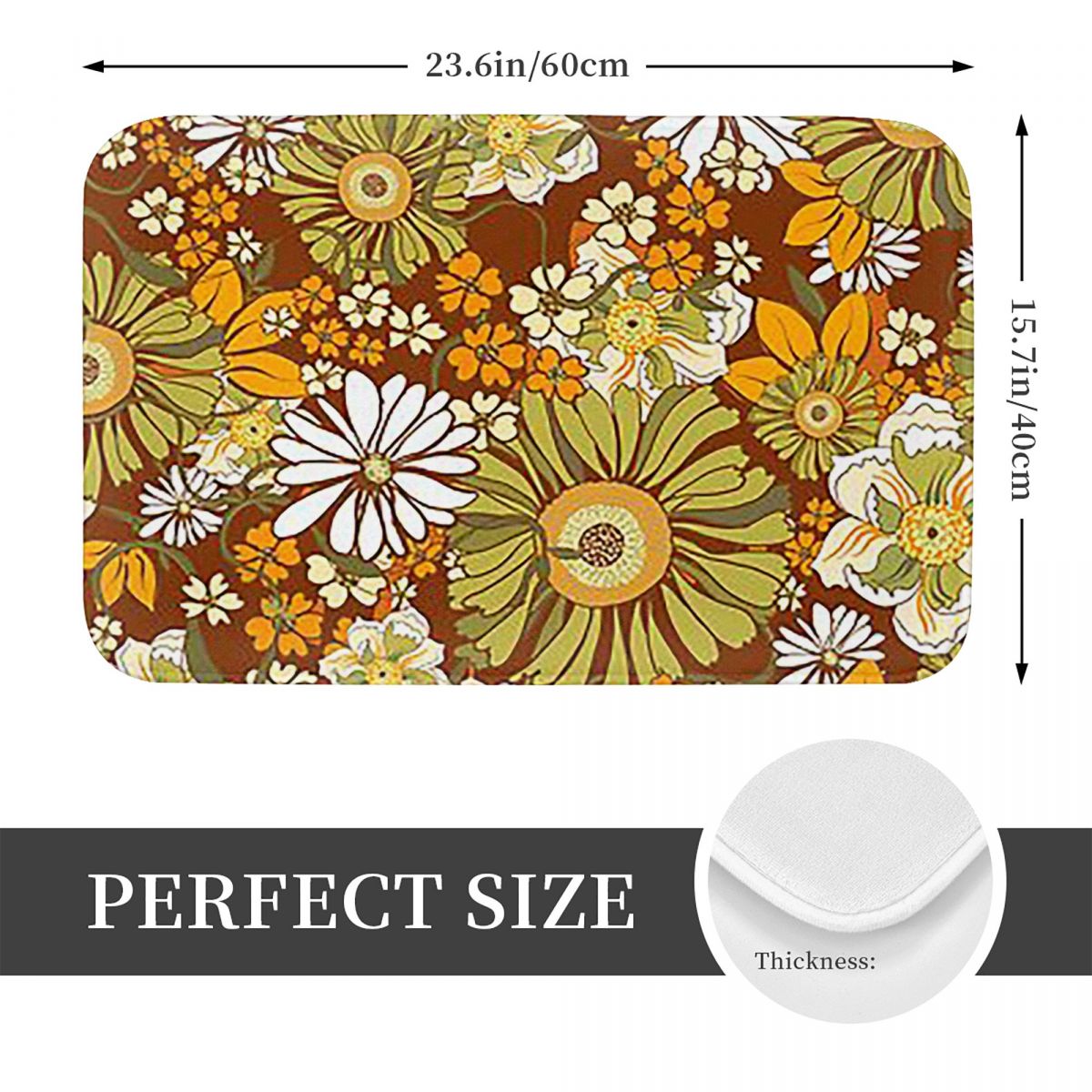 70s Flower Power Pattern Boho  - Outdoor Kitchen Power review and price