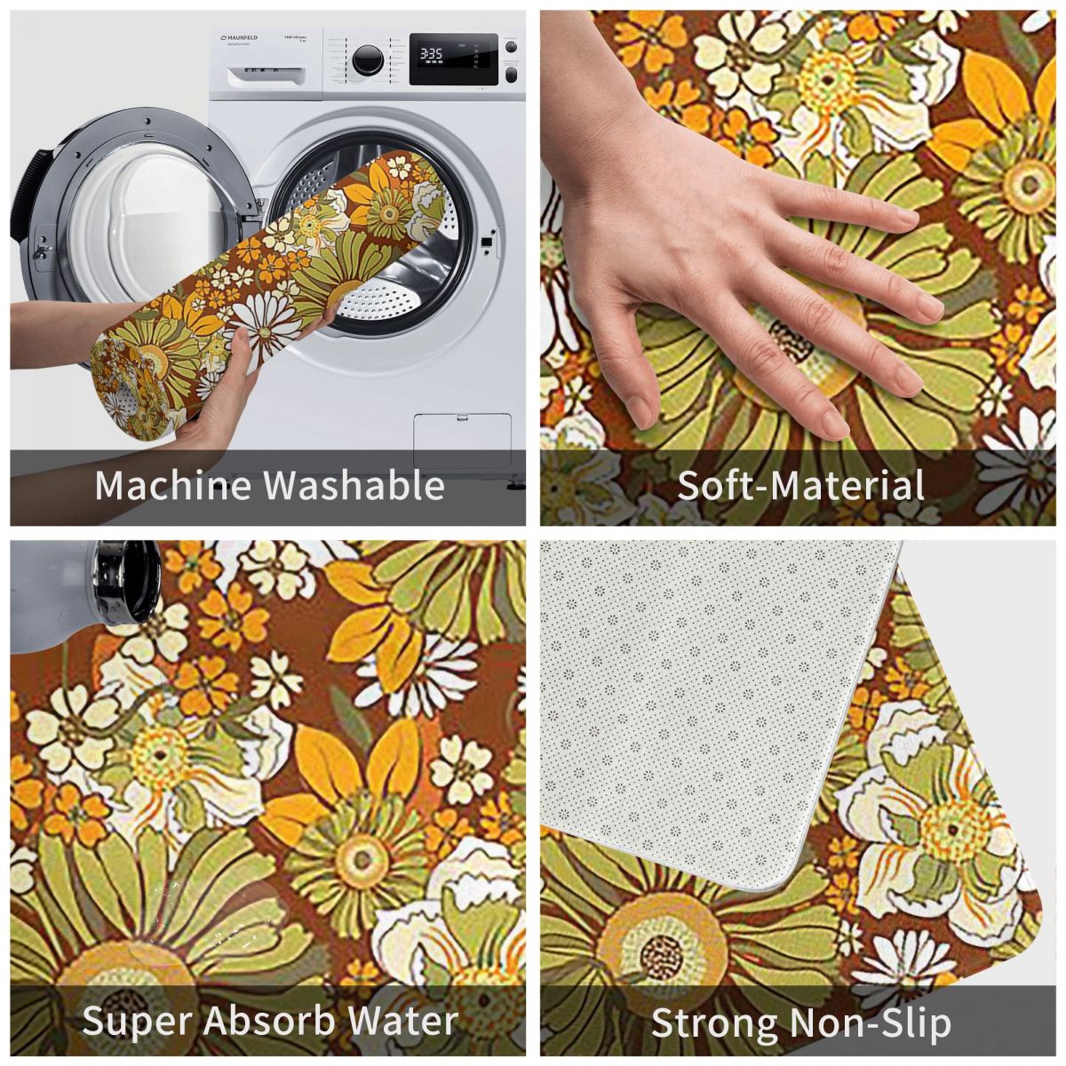 70s Flower Power Pattern Boho  - Outdoor Kitchen Power review and price
