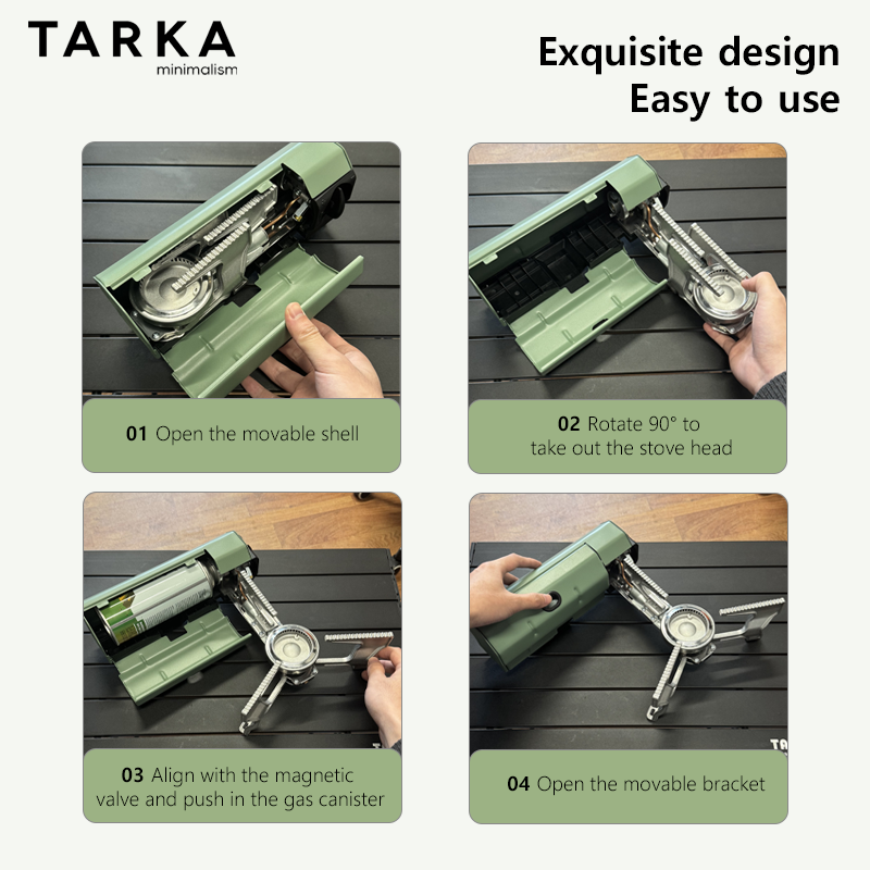 TARKA Cassette Stove Camping F - Outdoor Kitchen Power review and price