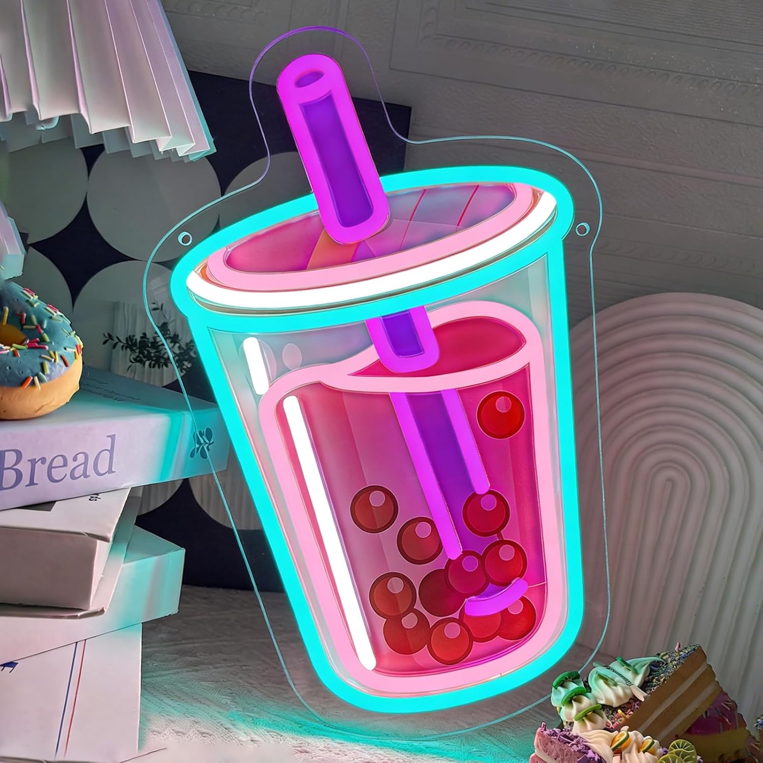 Bubble Tea Neon Sign USB Power - Outdoor Kitchen Power review and price
