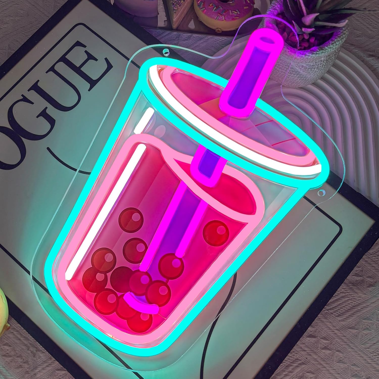 Bubble Tea Neon Sign USB Power - Outdoor Kitchen Power review and price